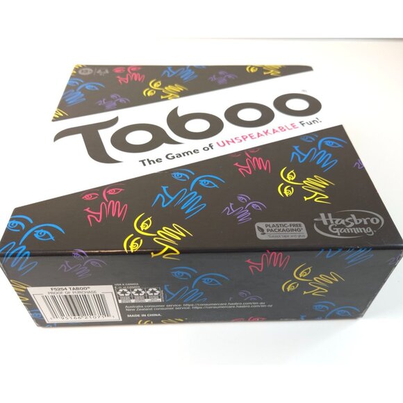 Hasbro Gaming Taboo The Game of UNSPEAKABLE Fun! Word Guessing Game | Card Game - Picture 2 of 6